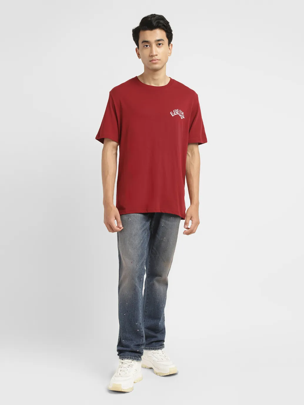 Men's Solid Crew Neck T-shirt - Image 6