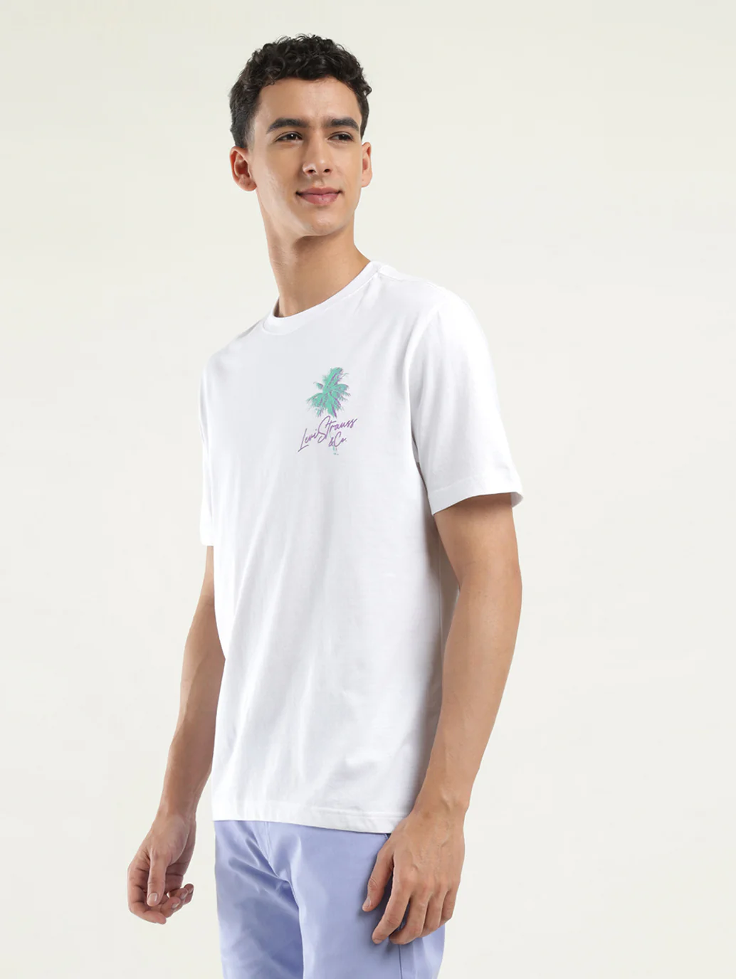 Men's Solid Crew Neck T-Shirt - Image 5