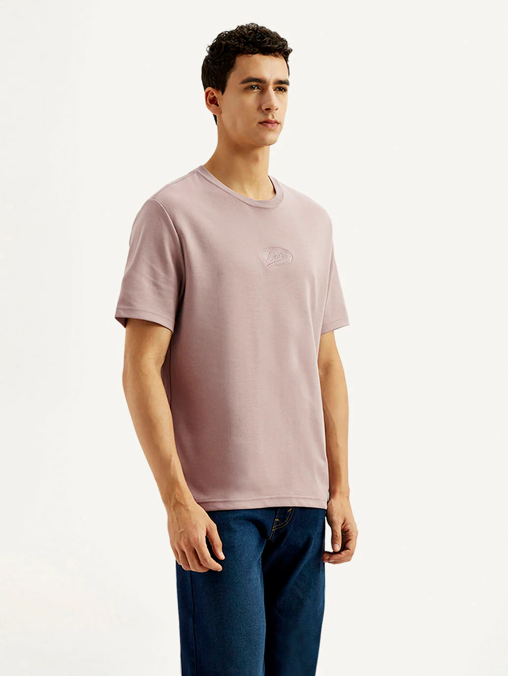 Men's Solid Crew Neck T-shirt - Image 2