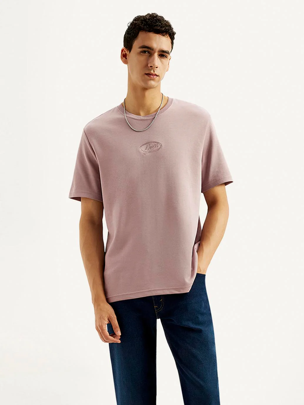 Men's Solid Crew Neck T-shirt - Image 5