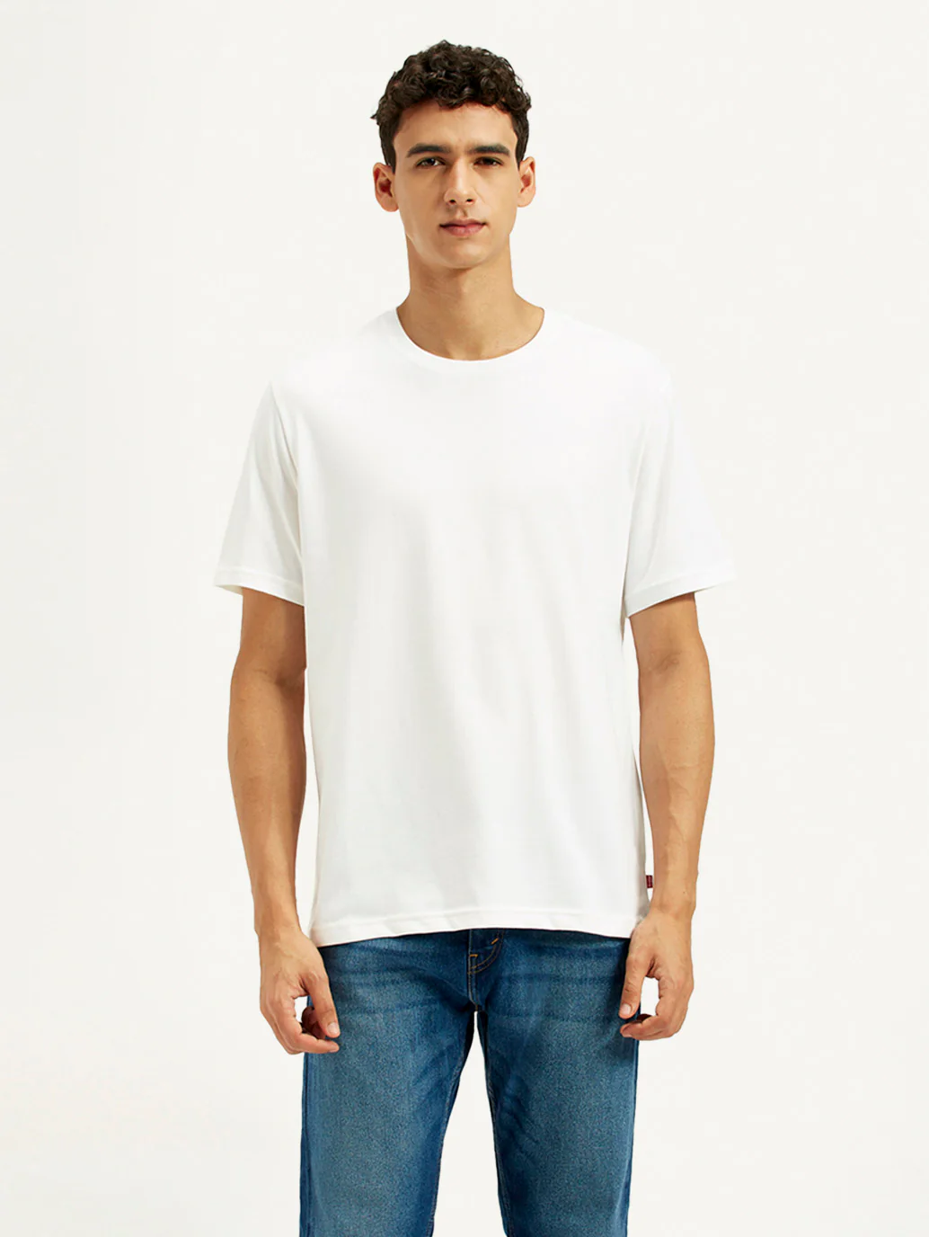 Men's Solid Crew Neck T-shirt