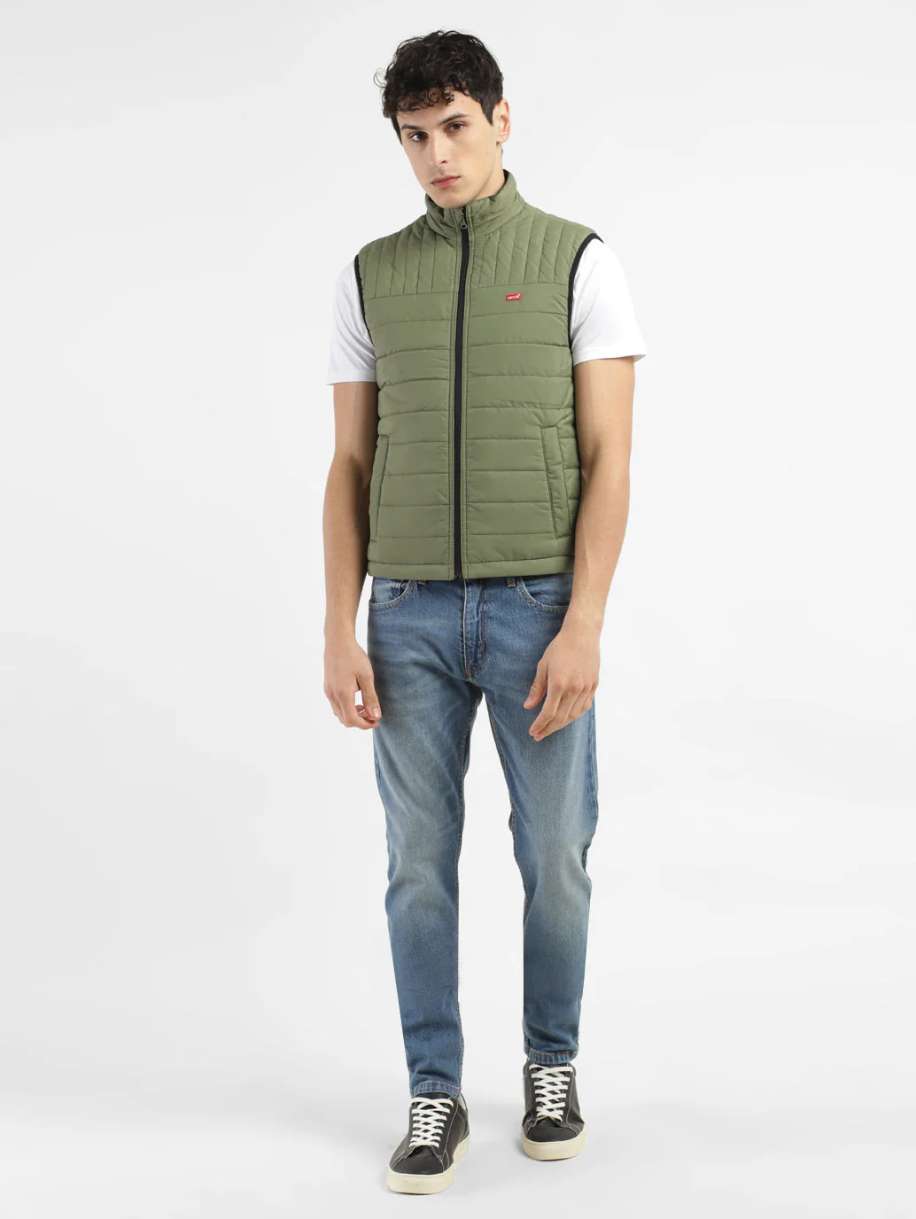 Men's Solid Reversible Quilted Jacket - Image 6
