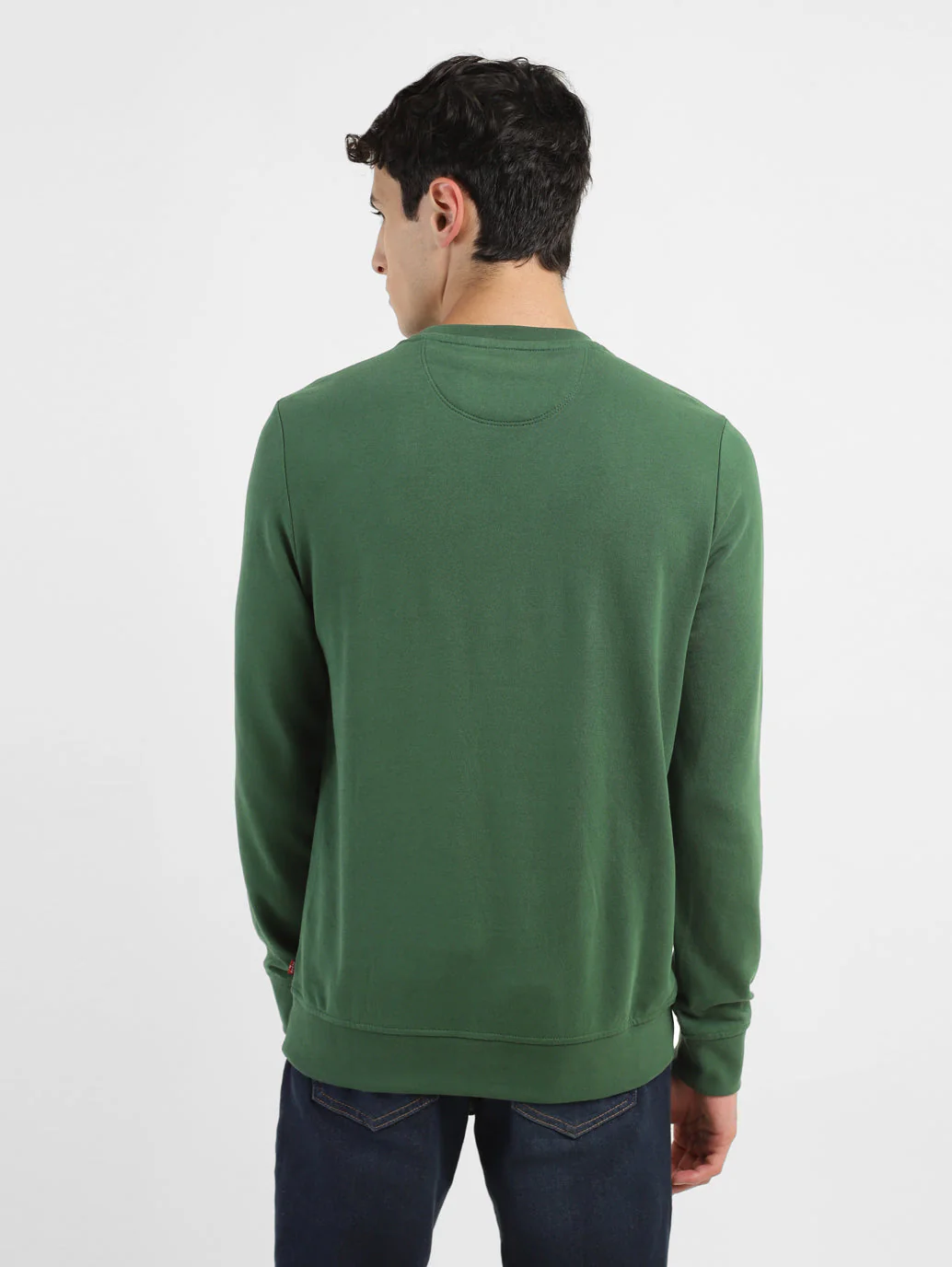 Men's Brand Logo Crew Neck Sweatshirt - Image 3