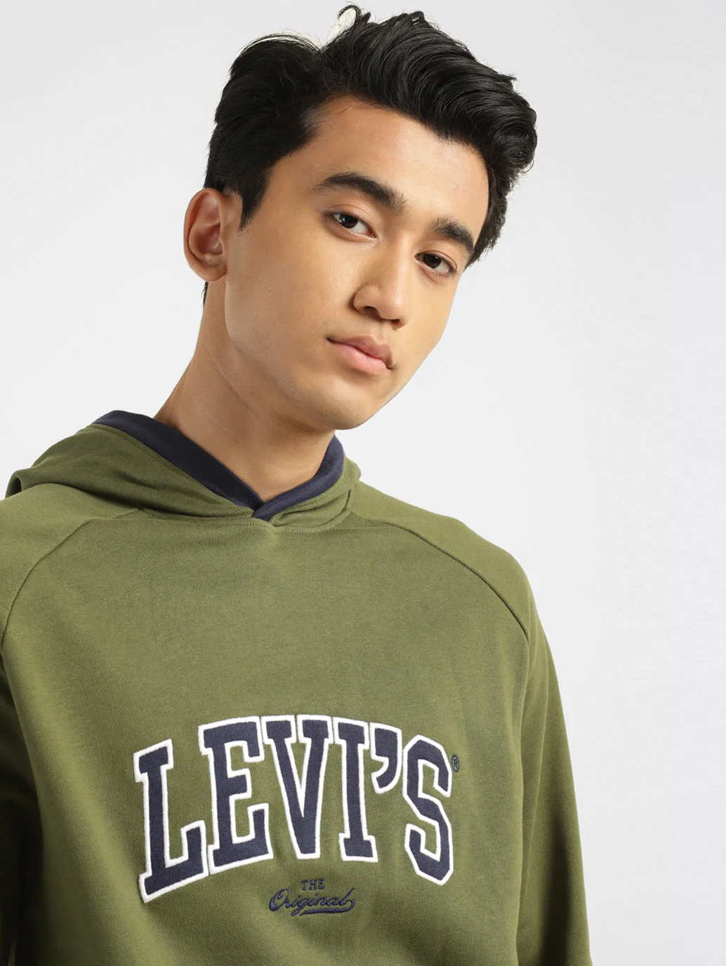 Men's Solid Green Hooded Sweatshirt - Image 5