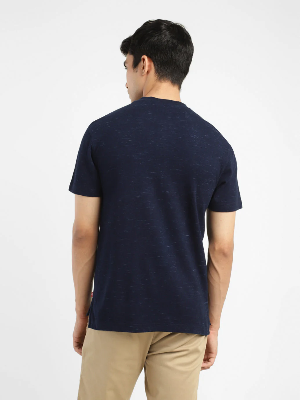 Men's Solid Henley Neck T-shirt - Image 3