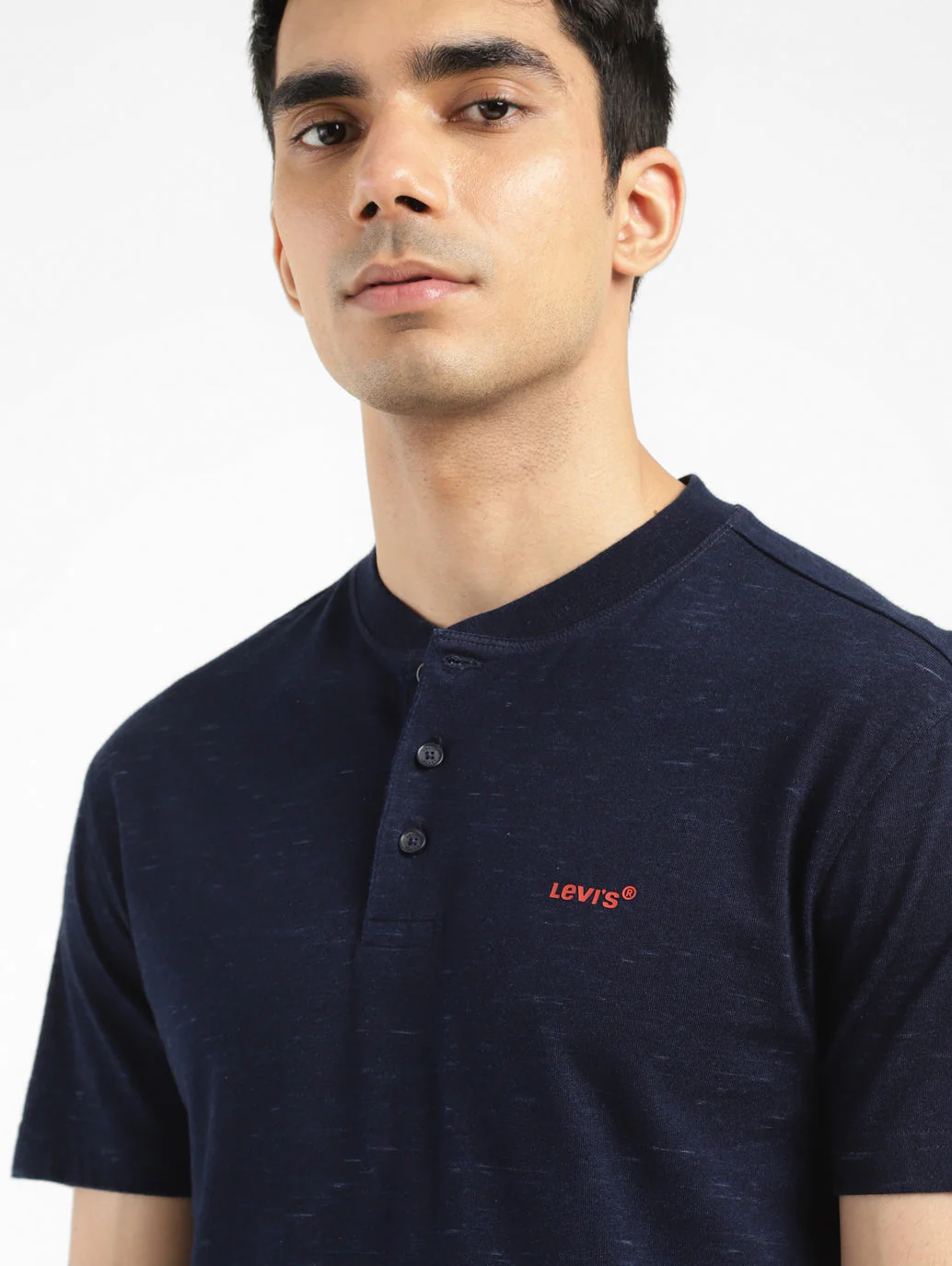 Men's Solid Henley Neck T-shirt - Image 5