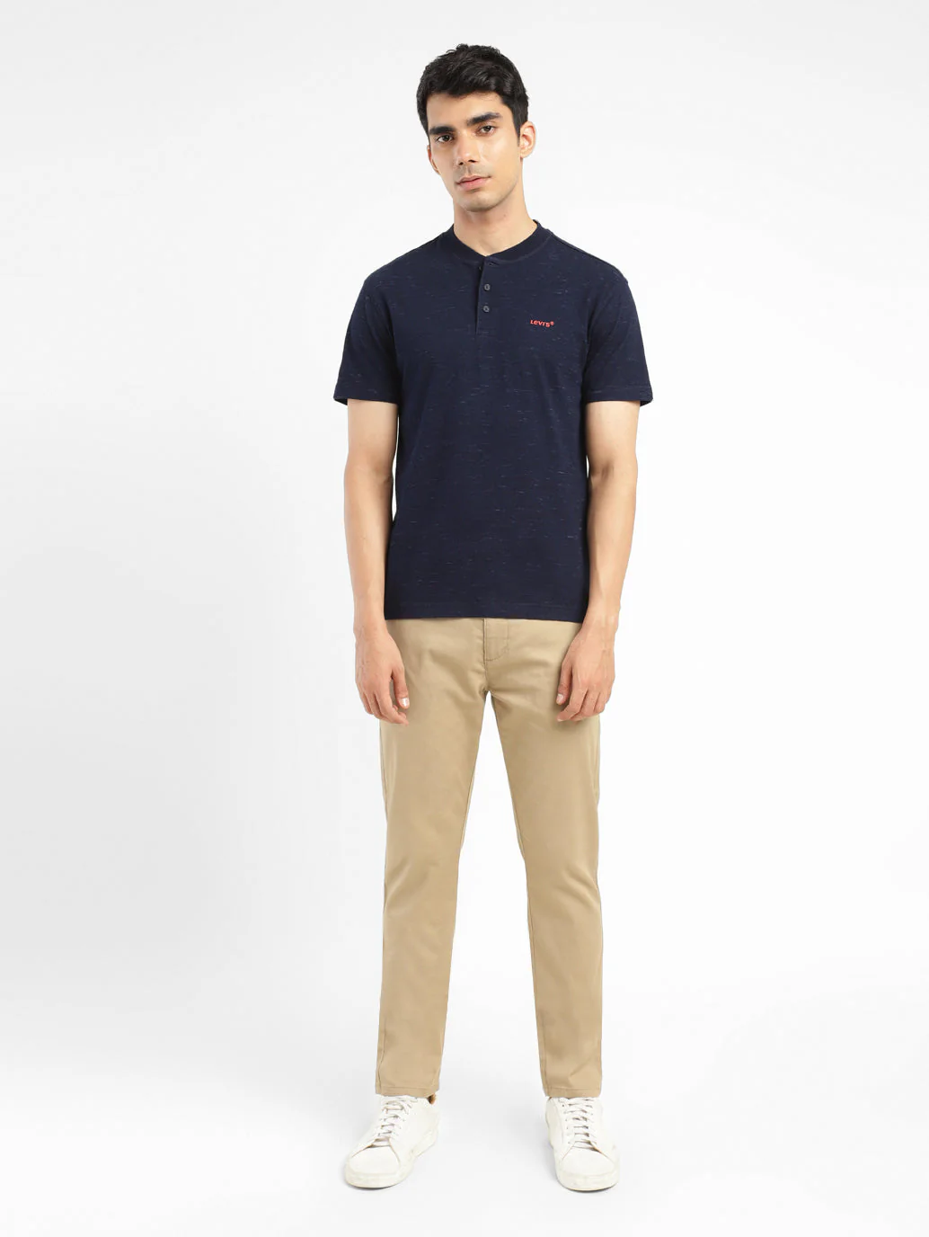 Men's Solid Henley Neck T-shirt - Image 6