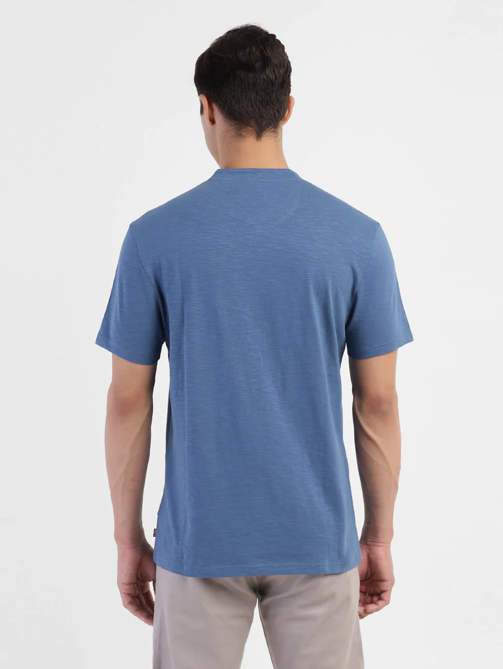 Men's Solid Henley Neck T-shirt - Image 3