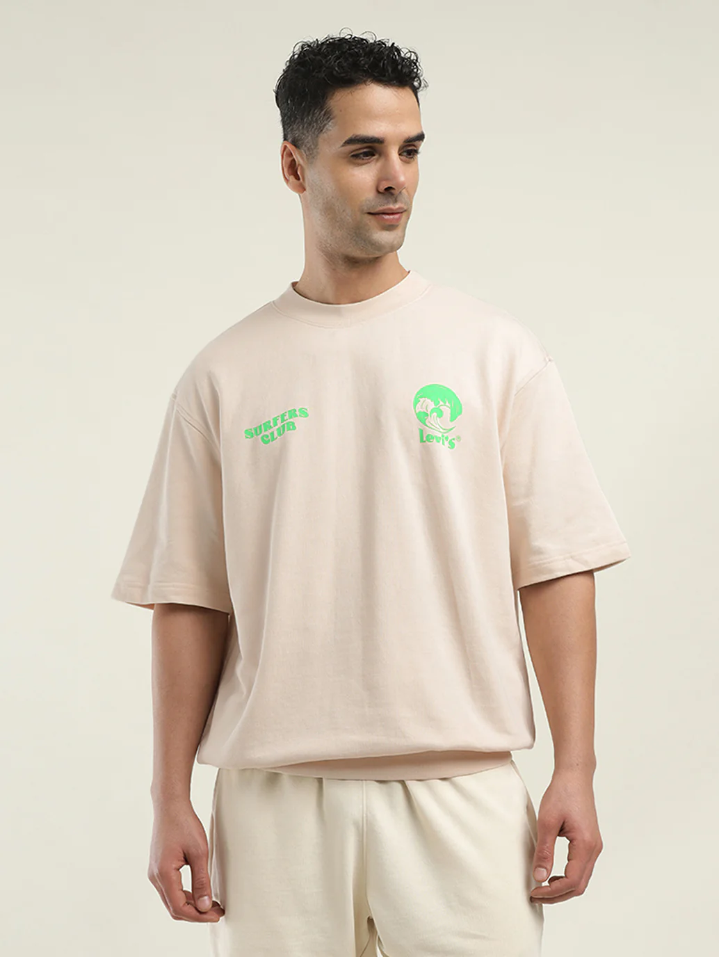 Men's Solid Loose Fit T-shirt - Image 2