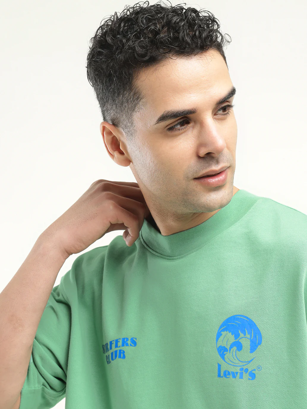 Men's Solid Loose Fit T-shirt - Image 4