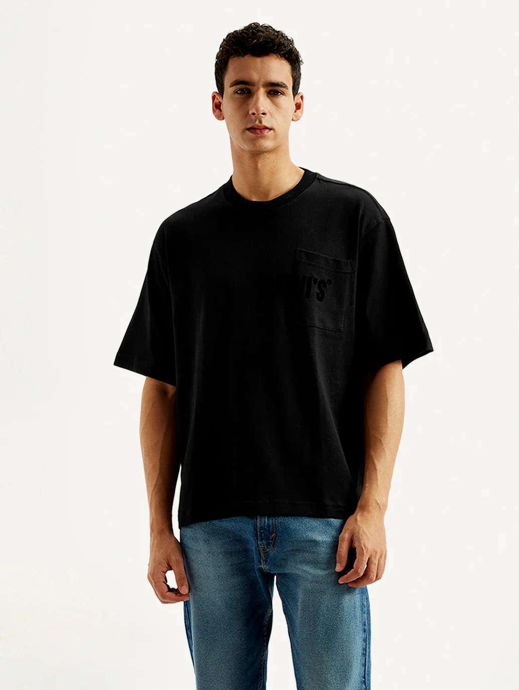 Men's Solid Loose Fit T-shirt - Image 2