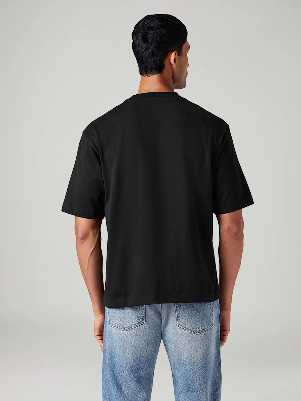 Men's Solid Loose Fit T-Shirt - Image 3