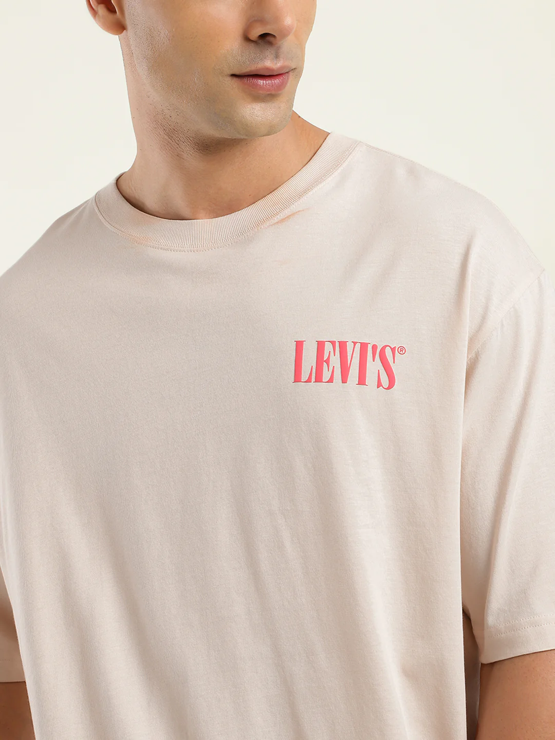 Men's Solid Loose Fit T-Shirt - Image 4