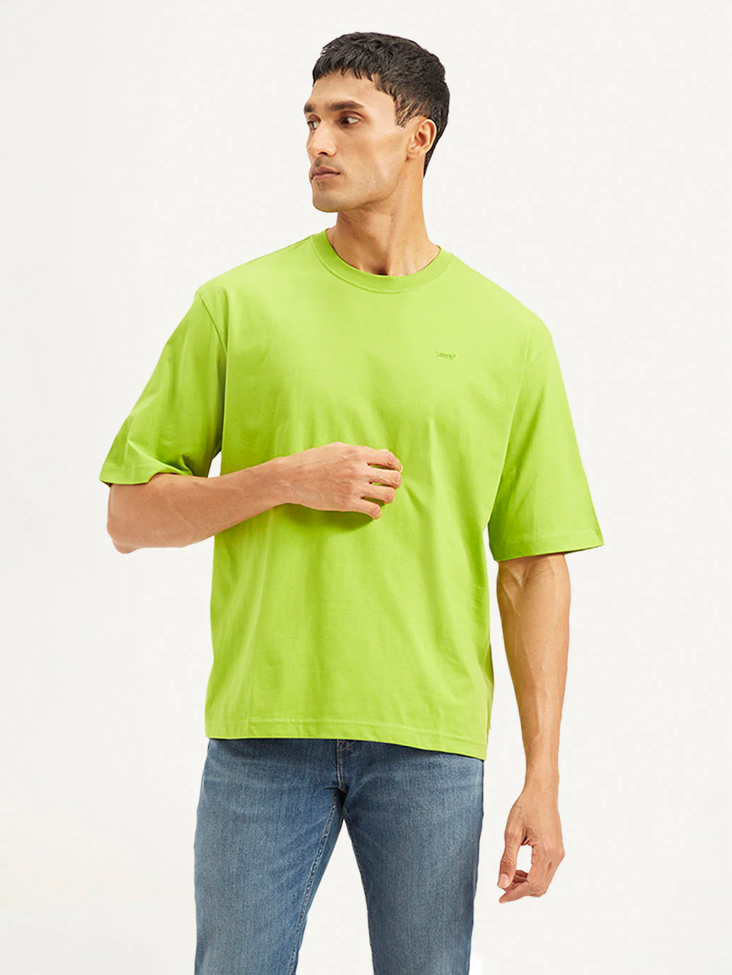 Men's Solid Loose Fit T-shirt - Image 2