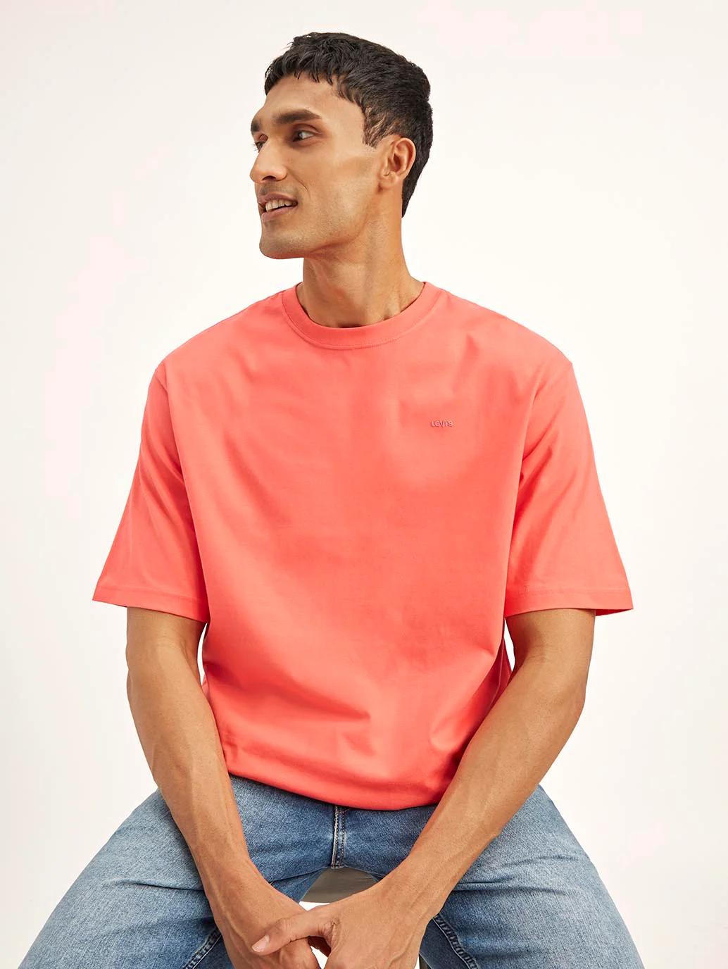 Men's Solid Loose Fit T-Shirt