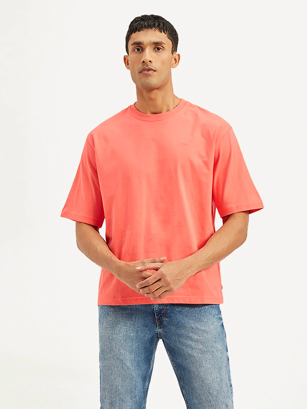 Men's Solid Loose Fit T-Shirt - Image 3