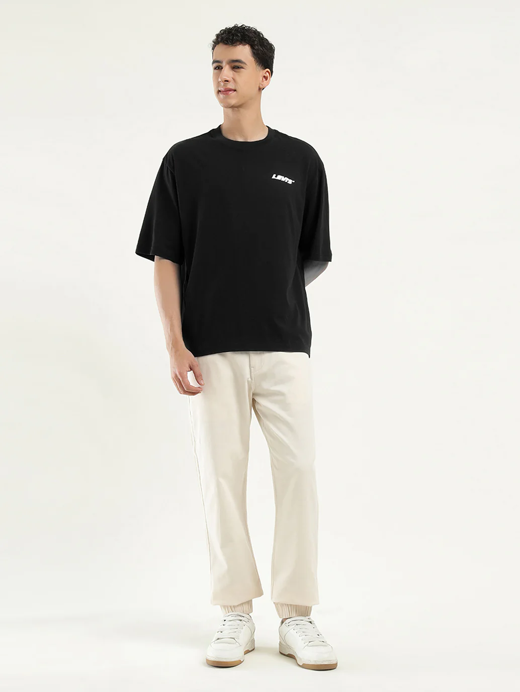 Men's Solid Loose Fit T-Shirt - Image 6