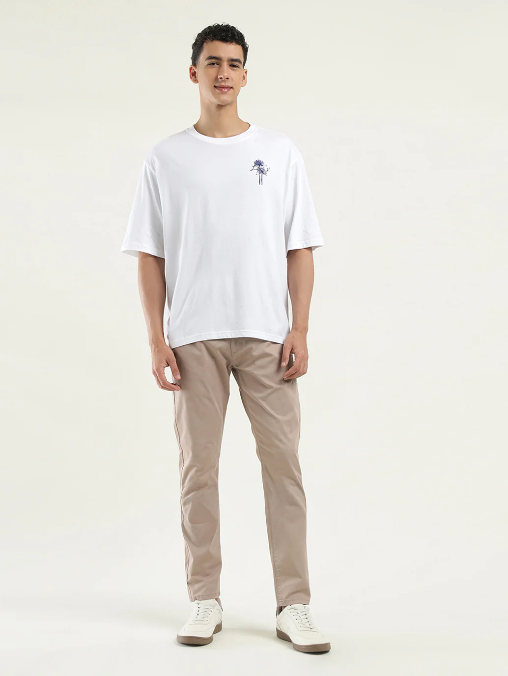 Men's Solid Loose Fit T-Shirt - Image 6