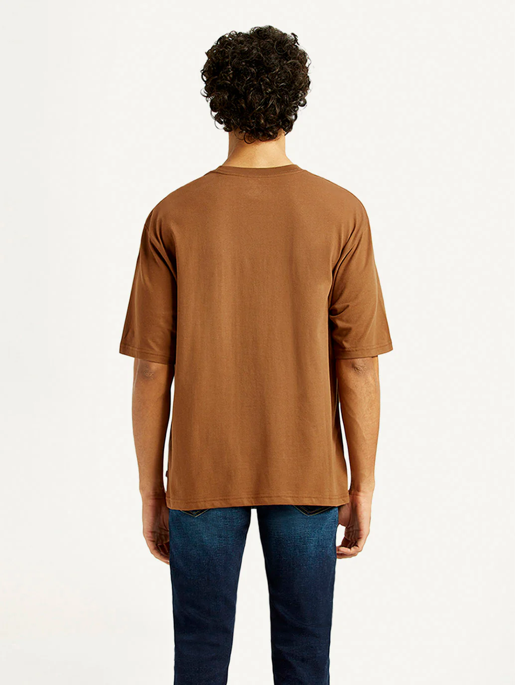 Men's Solid Loose Fit T-shirt - Image 2