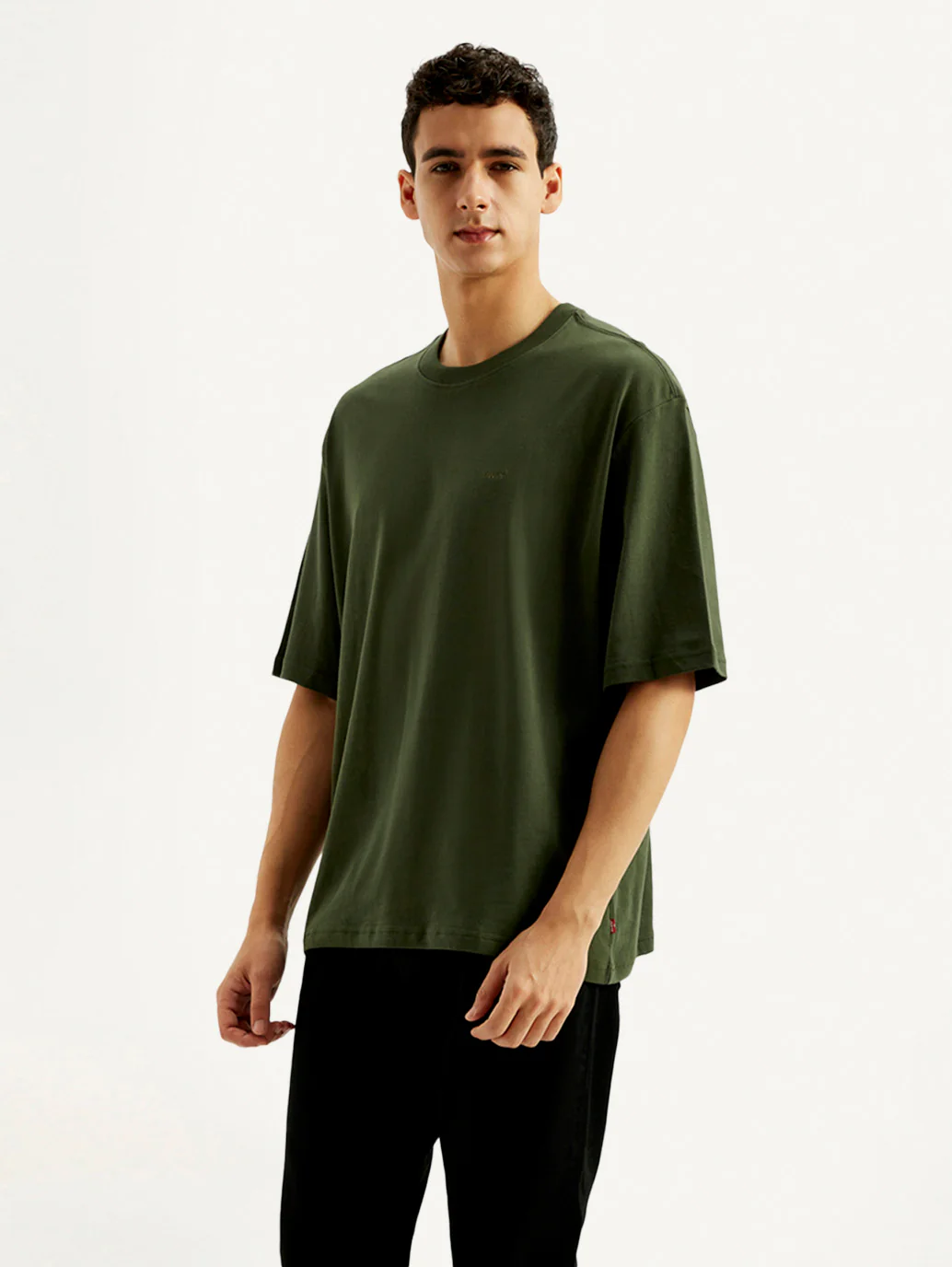Men's Solid Loose Fit T-shirt - Image 5
