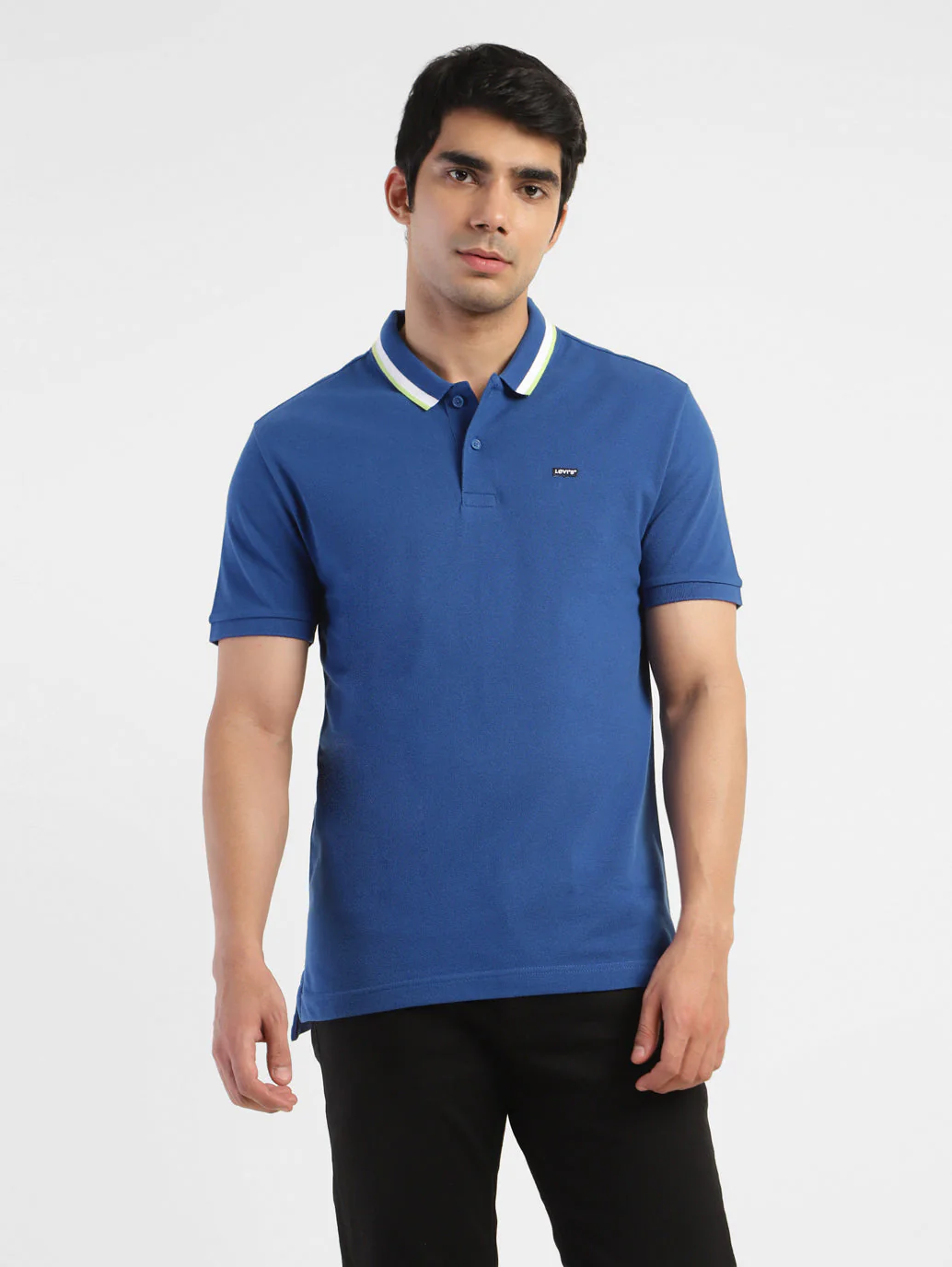 Men's Solid Polo T-shirt - Image 2