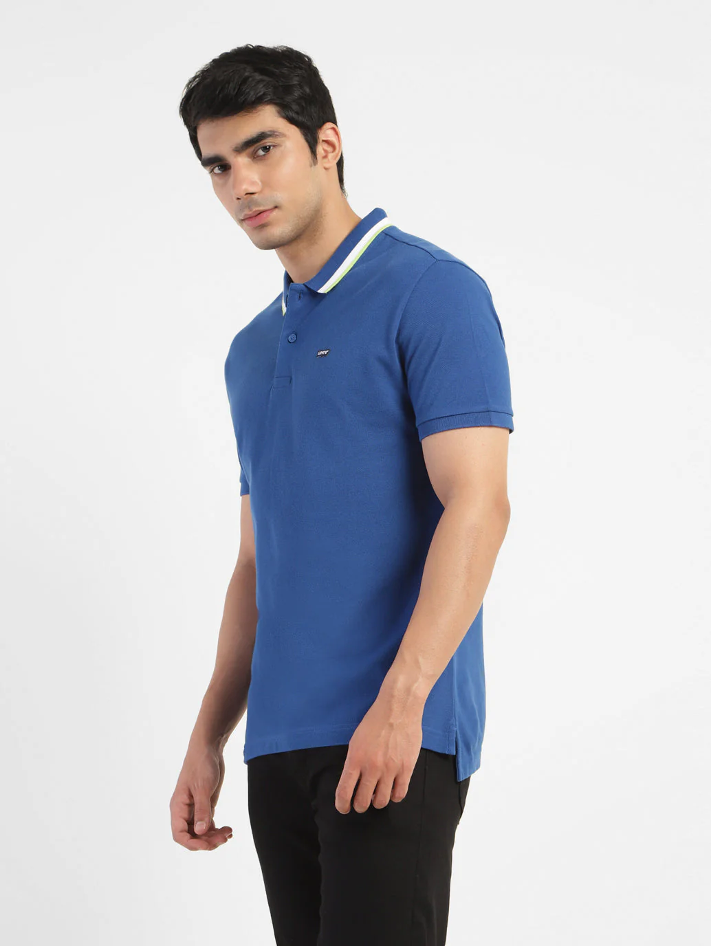 Men's Solid Polo T-shirt - Image 4
