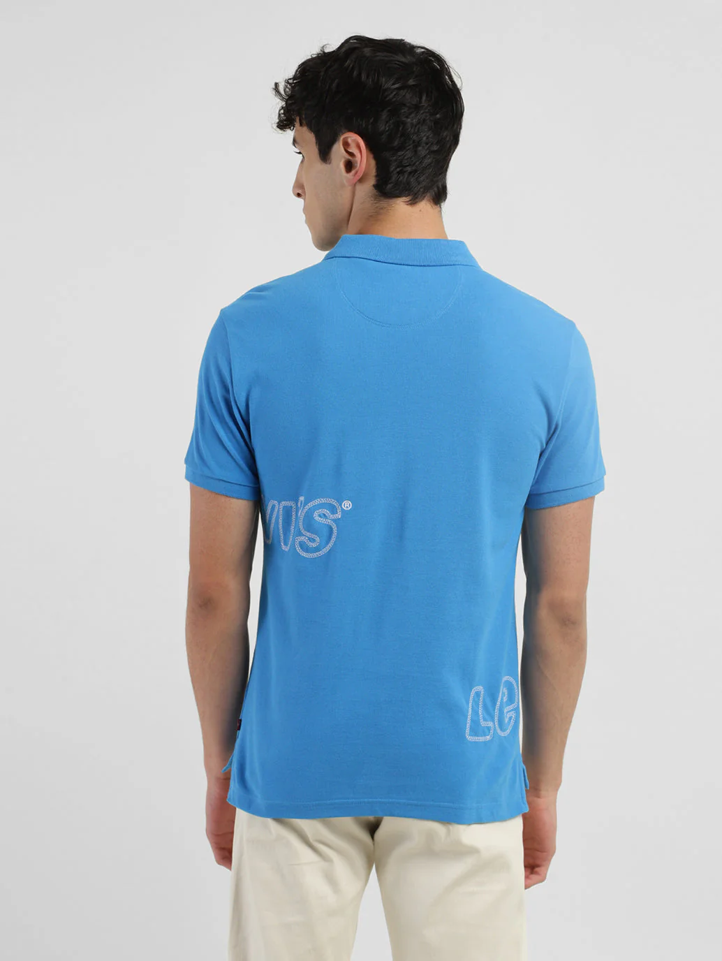 Men's Brand Logo Polo T-shirt - Image 3