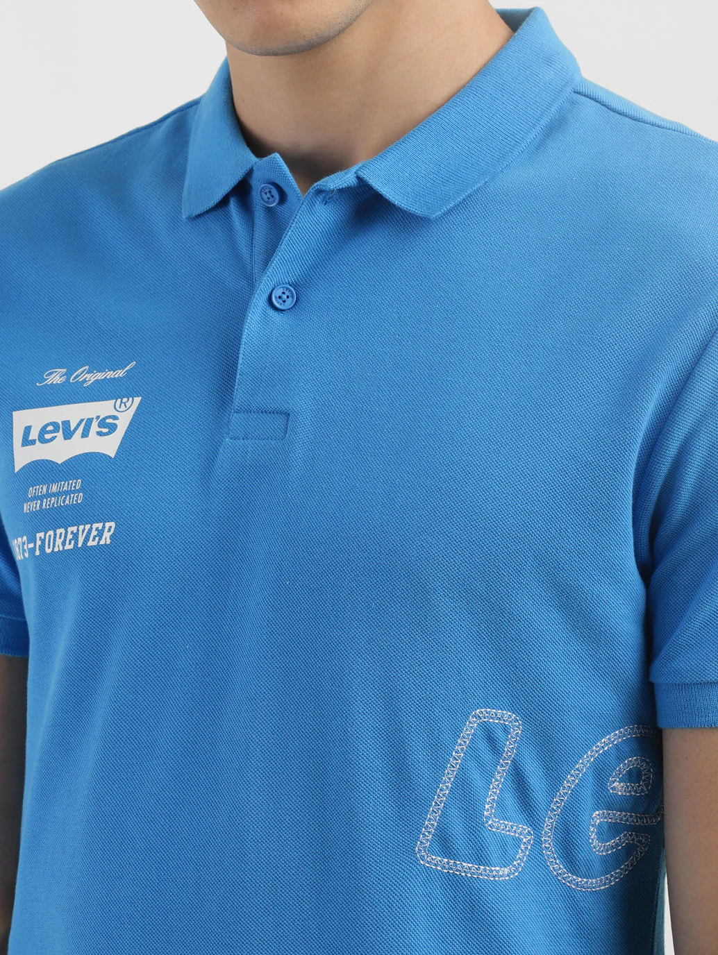 Men's Brand Logo Polo T-shirt - Image 5