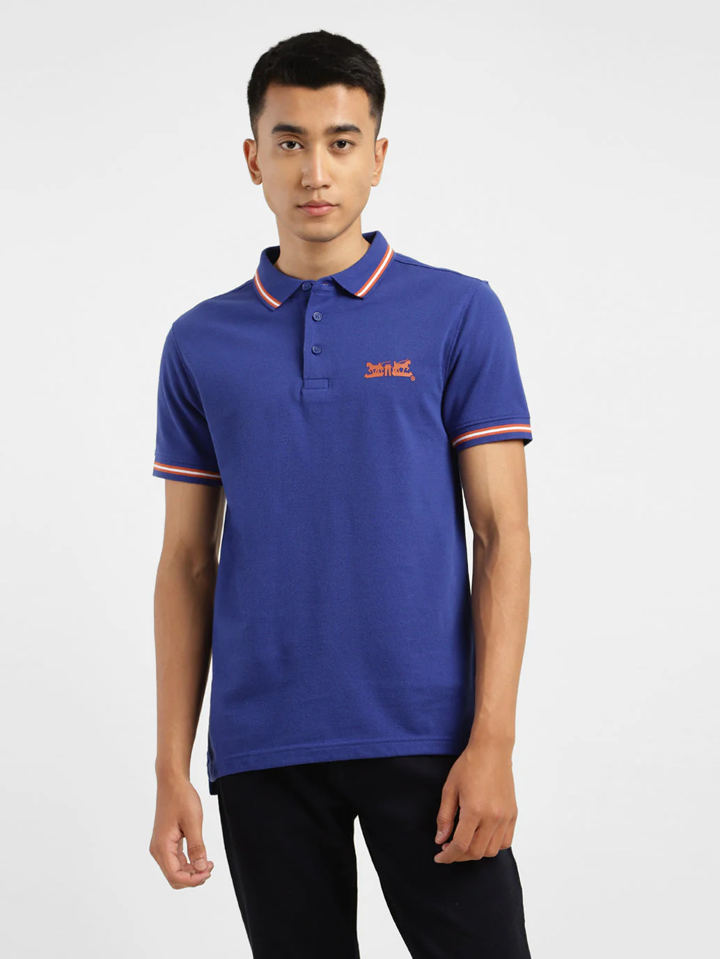 Men's Solid Polo T-shirt - Image 2