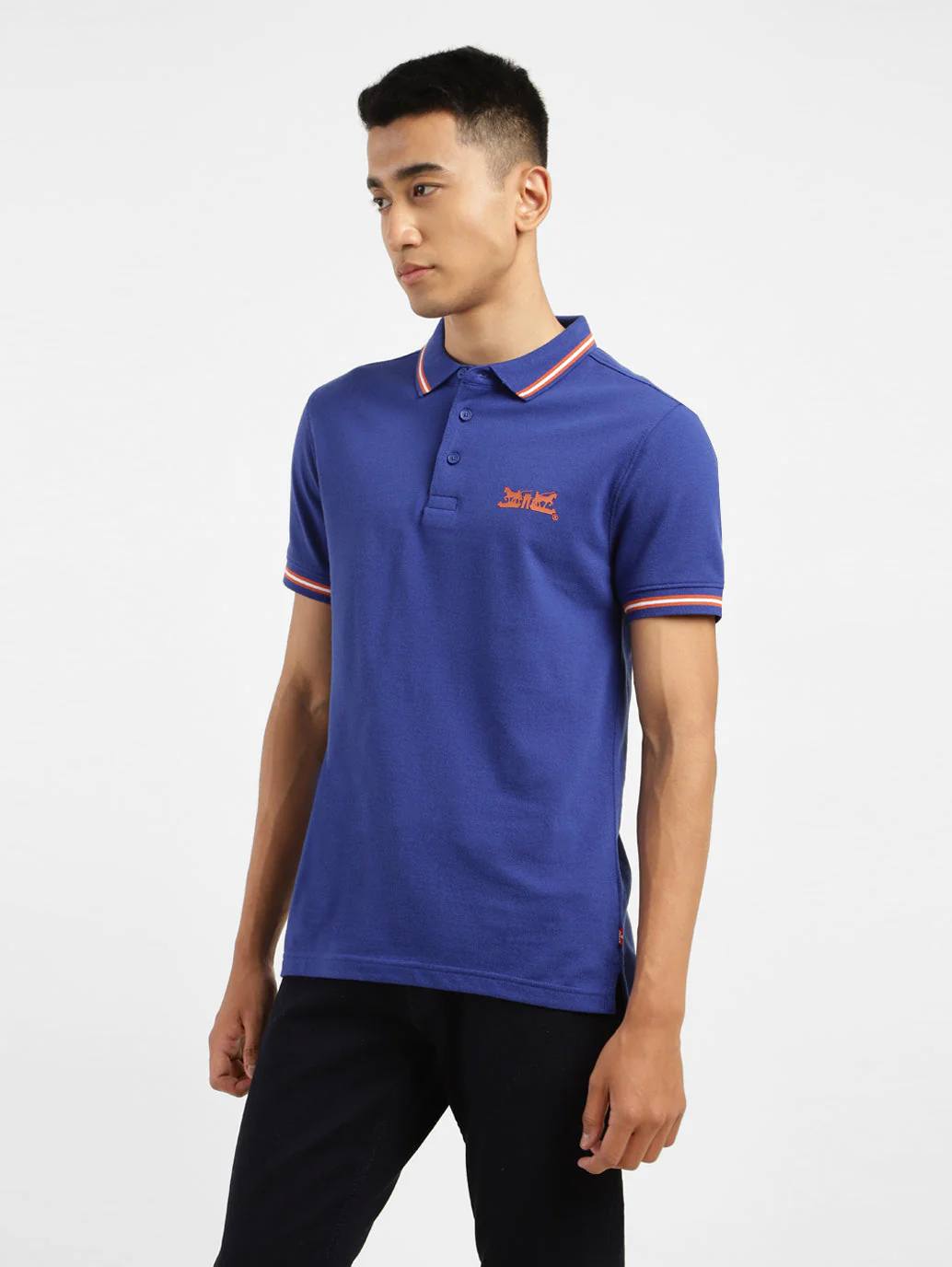 Men's Solid Polo T-shirt - Image 4
