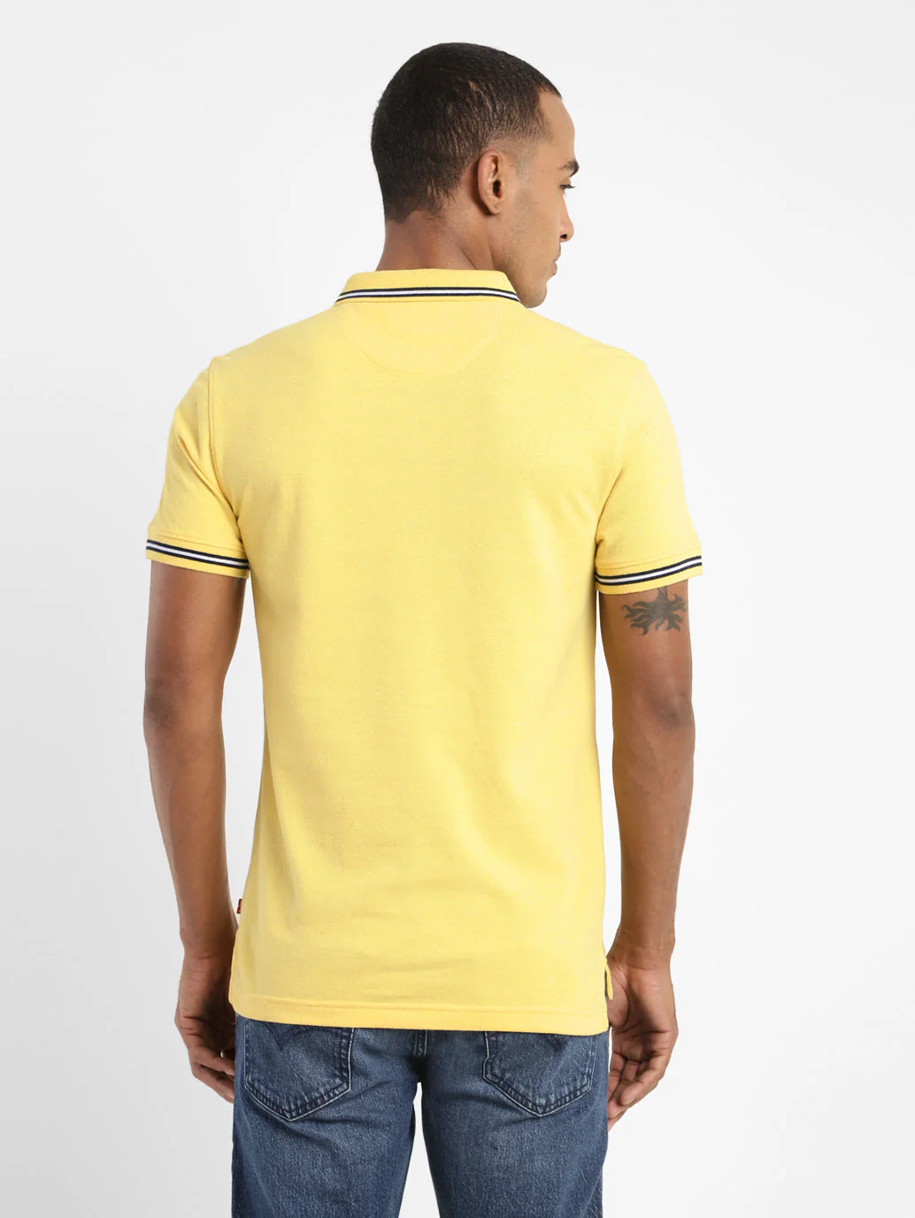 Men's Solid Regular Fit T-shirt - Image 3