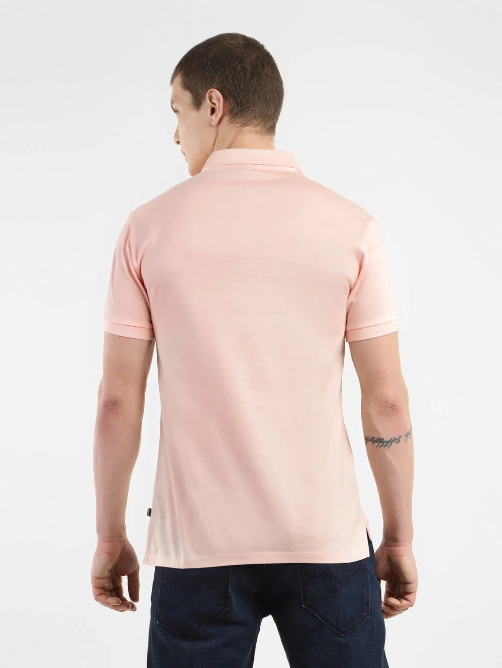Men's Solid Regular Fit T-shirt - Image 3