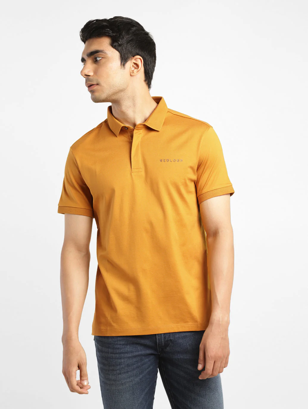 Men's Solid Polo Collar T-Shirt - Image 6