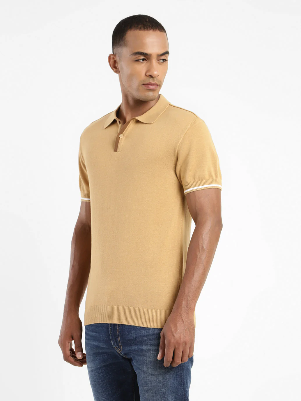Men's Solid Polo T-shirt - Image 4
