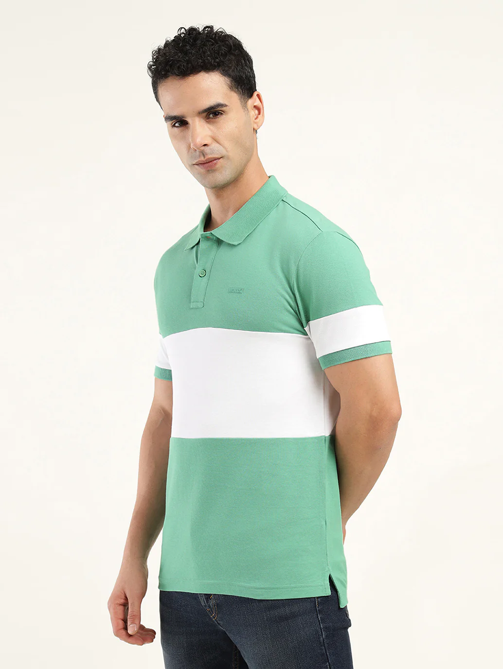 Men's Colorblock Polo T-Shirt - Image 5