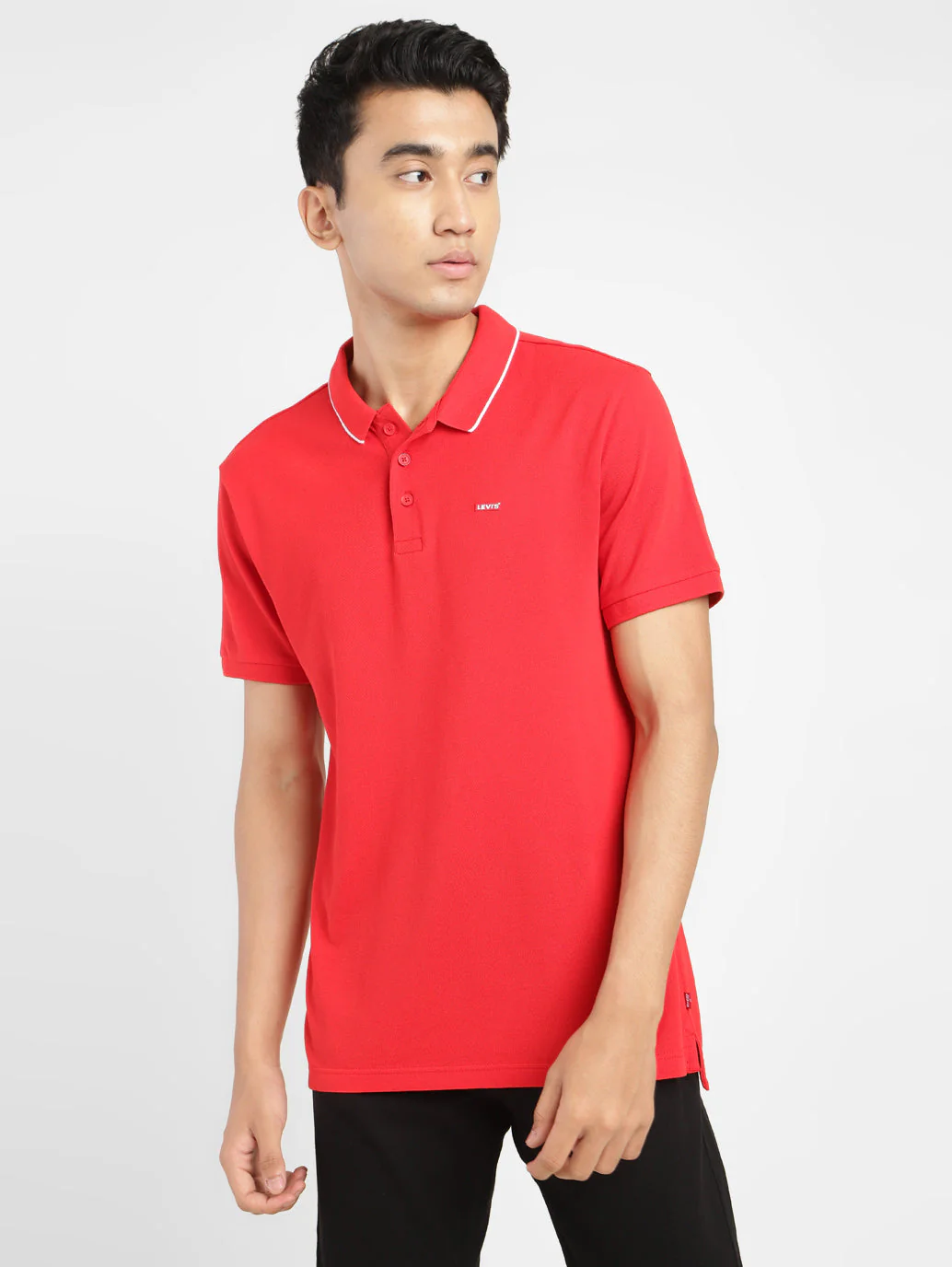 Men's Solid Polo T-shirt - Image 2