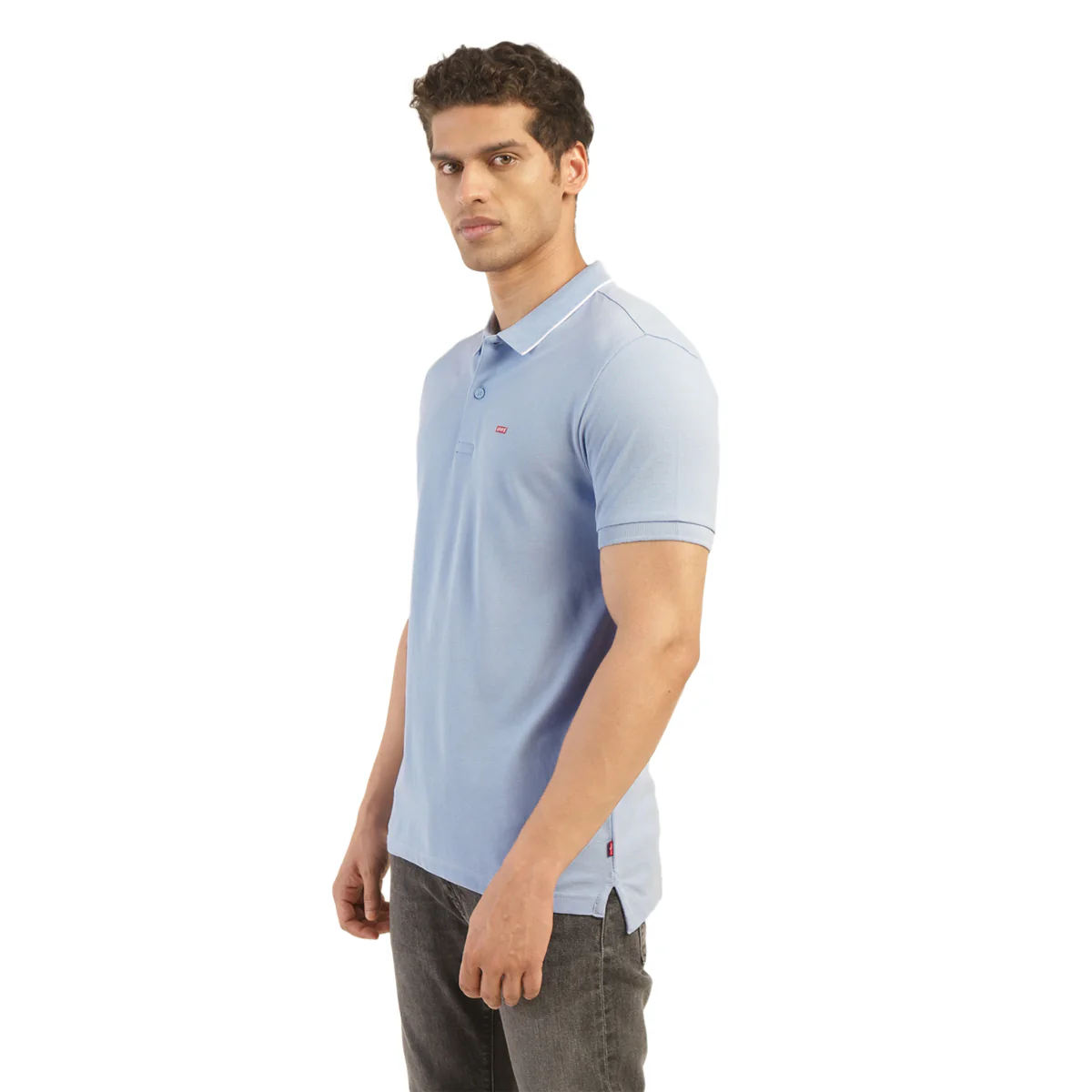 Men's Solid Polo T-shirt - Image 3