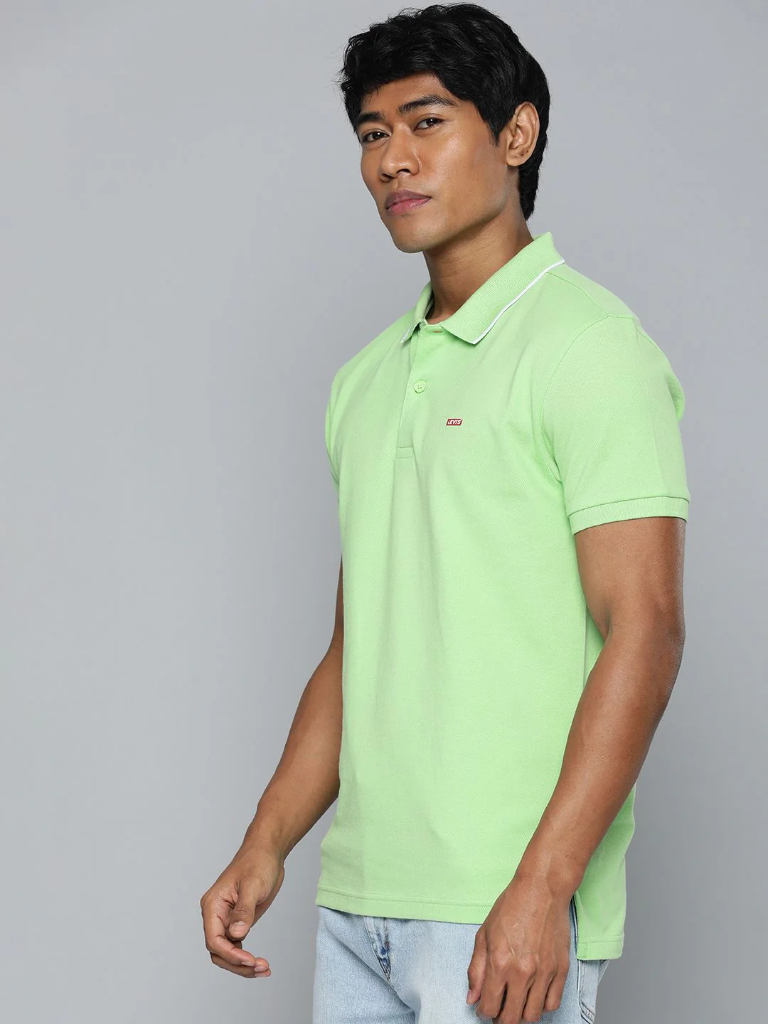 Men's Solid Polo T-shirt - Image 3