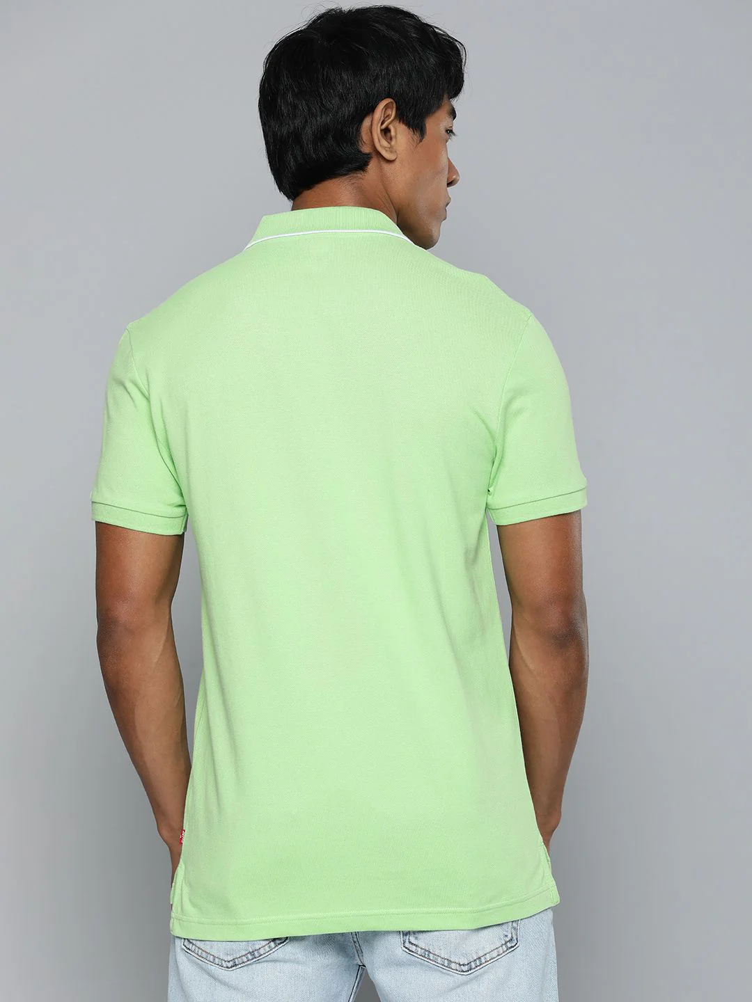 Men's Solid Polo T-shirt - Image 4