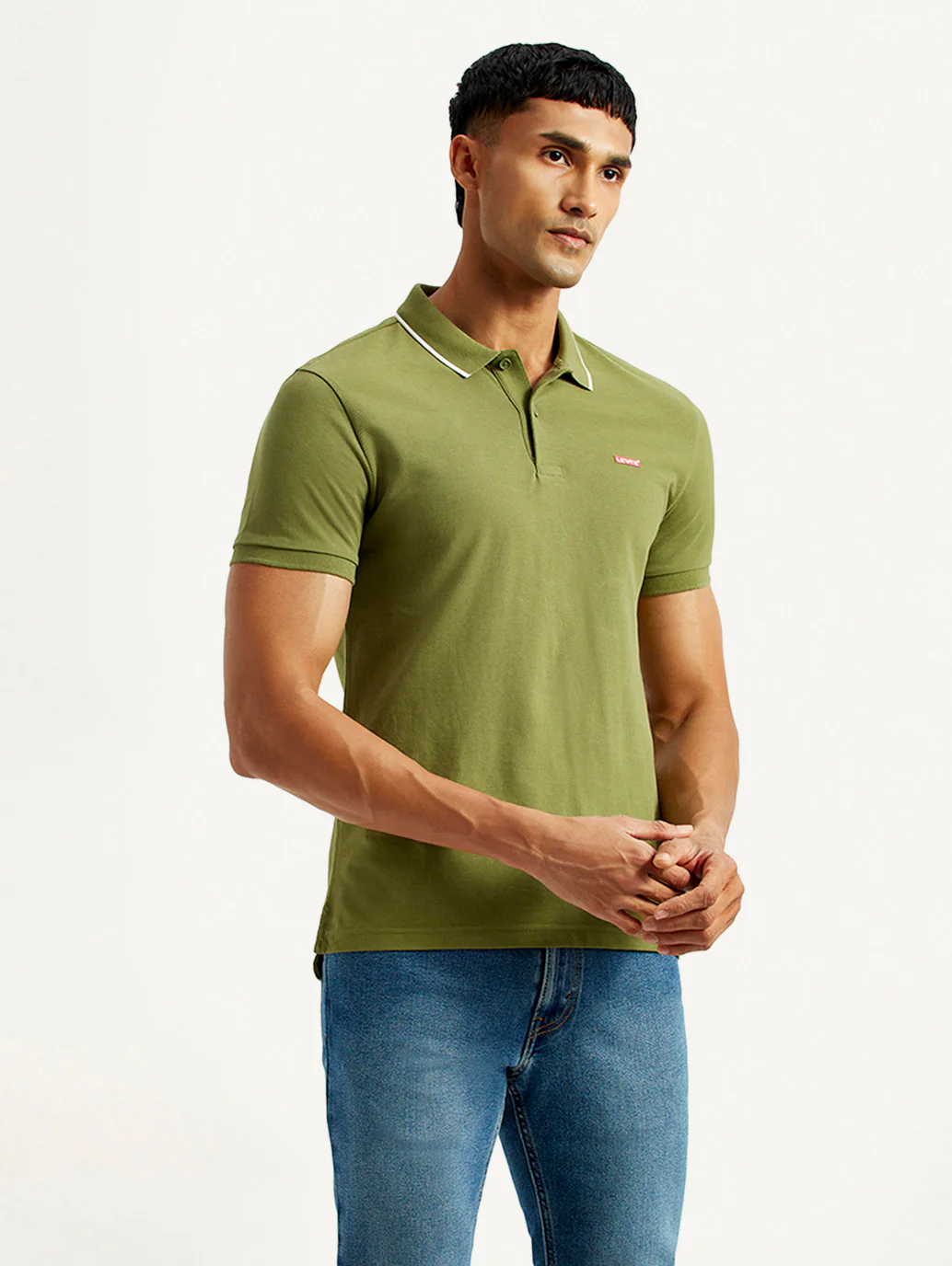 Men's Solid Polo T-shirt - Image 3
