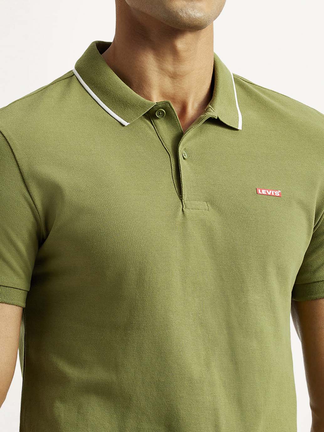 Men's Solid Polo T-shirt - Image 4