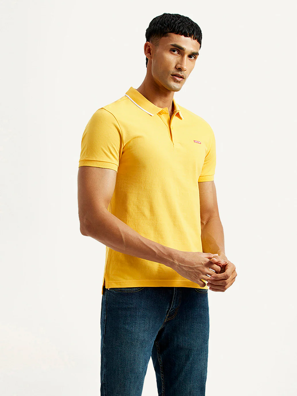 Men's Solid Polo T-shirt - Image 3