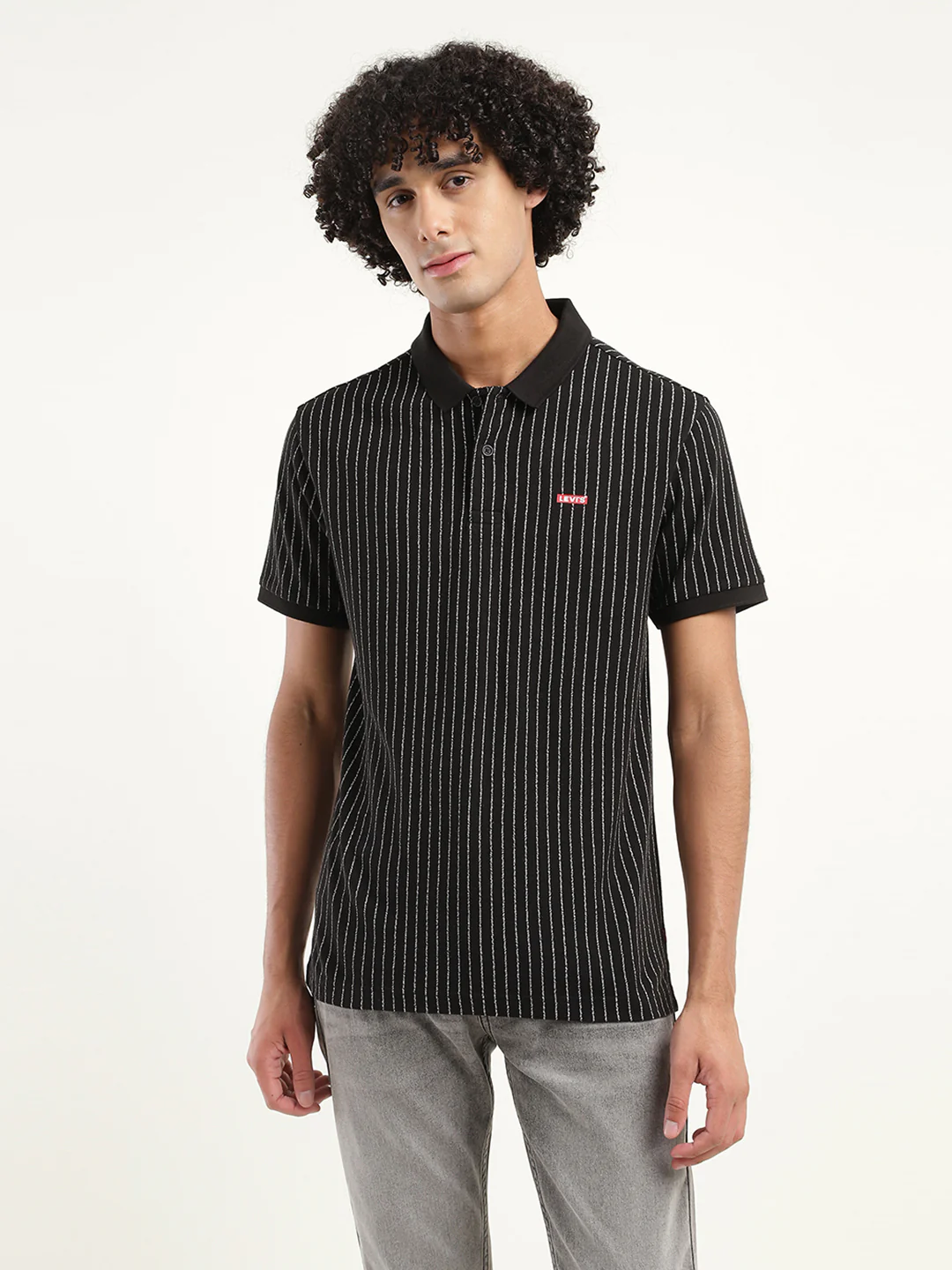 Men's Solid Polo T-Shirt - Image 2