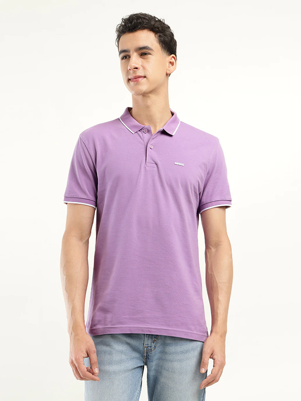Men's Solid Polo T-Shirt - Image 2