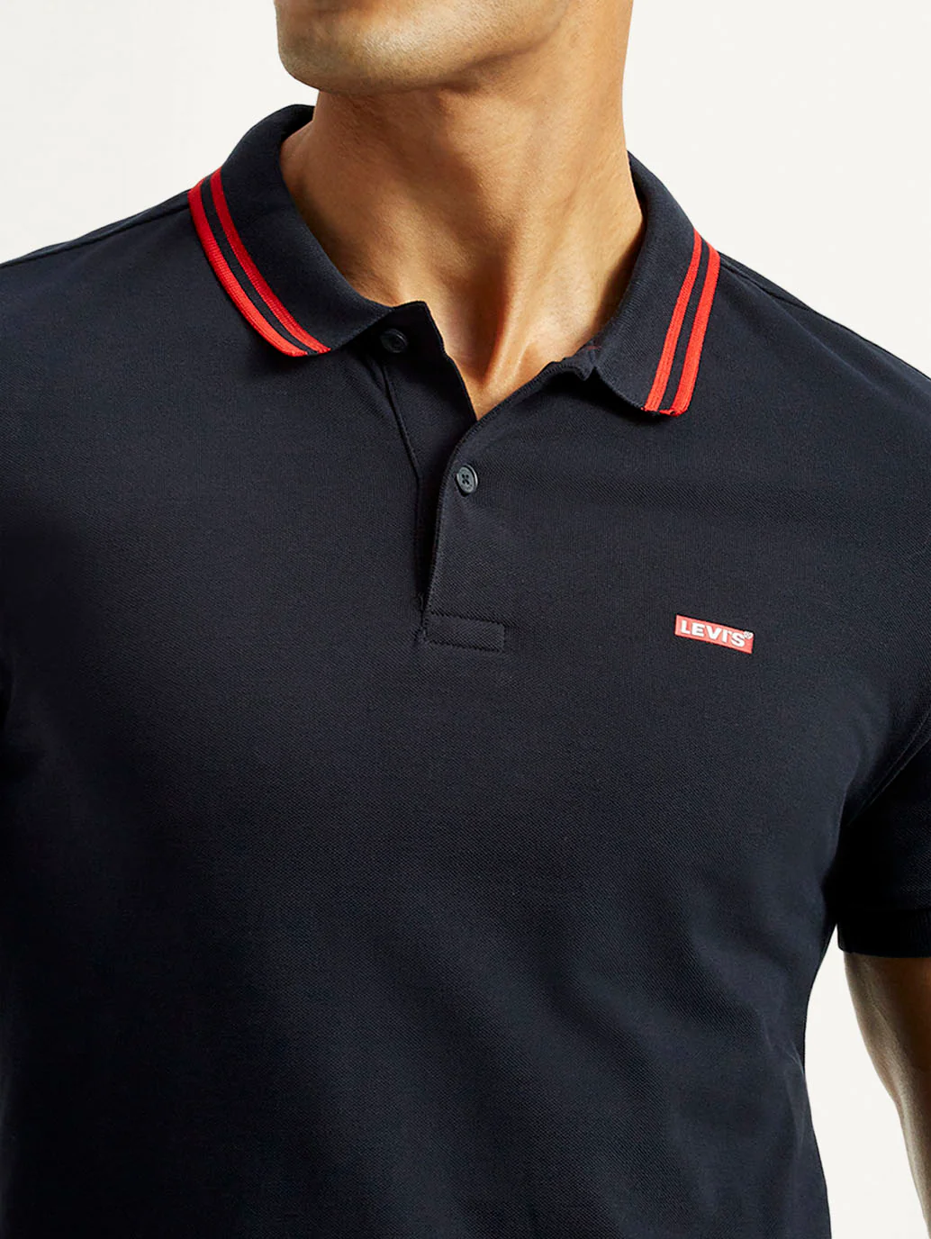Men's Solid Polo T-Shirt - Image 3