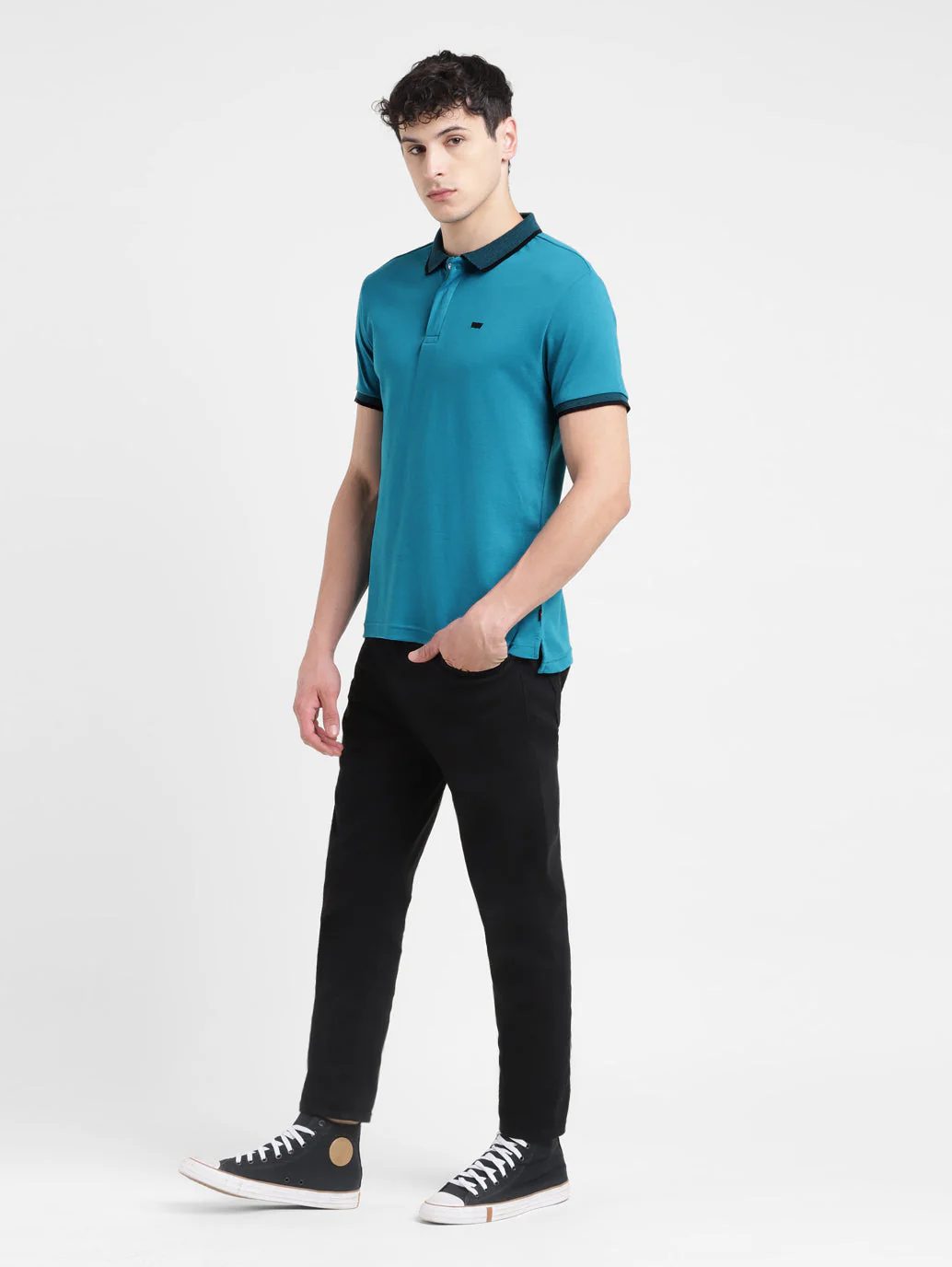 Men's Solid Polo T-shirt - Image 11