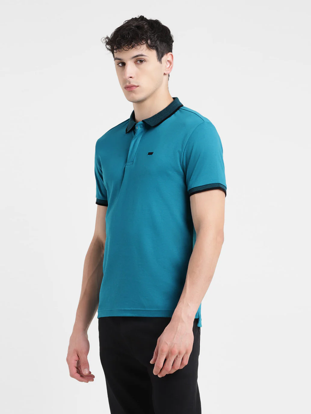 Men's Solid Polo T-shirt - Image 7