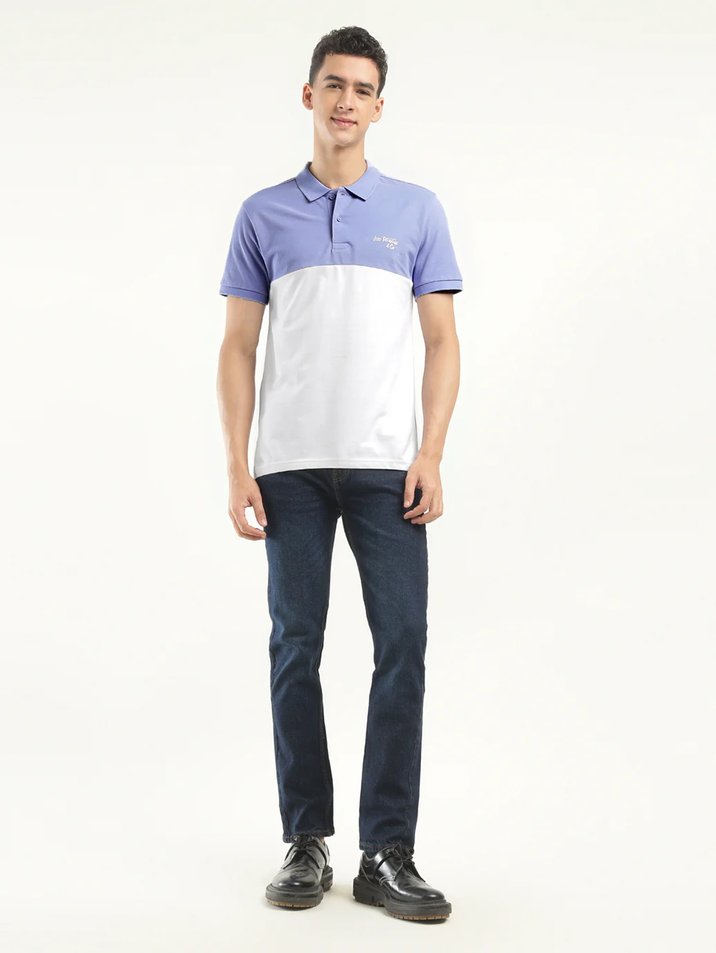 Men's Colorblock Polo T-Shirt - Image 6