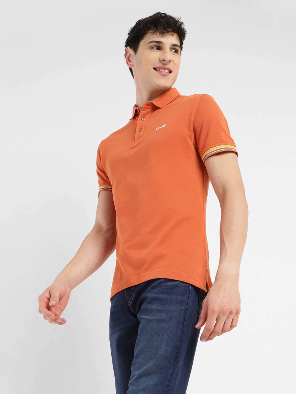 Men's Solid Polo T-shirt - Image 2