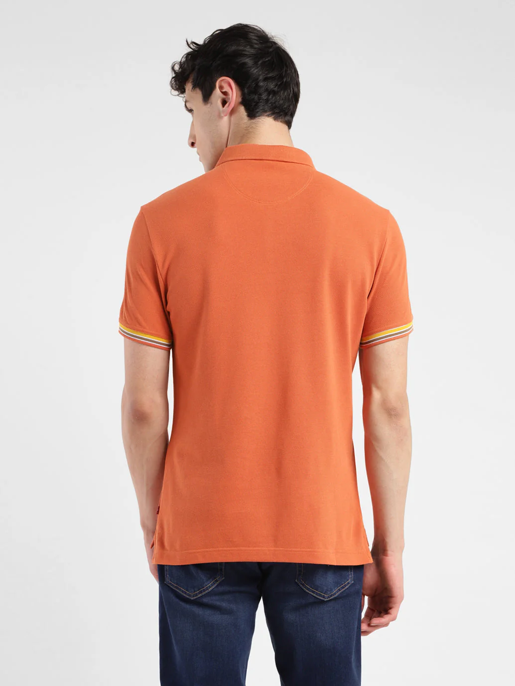 Men's Solid Polo T-shirt - Image 3